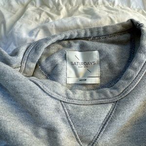 SATURDAYS New York City Surf Pullover Size M Gray